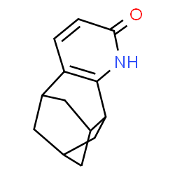 ChemSpider 2D Image | 6-Azatetracyclo[8.3.1.0~2,7~.0~8,12~]tetradeca-2(7),3-dien-5-one | C13H15NO