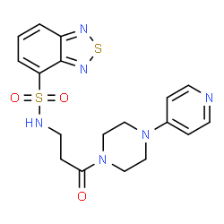 ChemSpider 2D Image | VU0255035 | C18H20N6O3S2