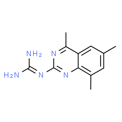 ChemSpider 2D Image | 1-(4,6,8-trimethylquinazolin-2-yl)guanidine | C12H15N5
