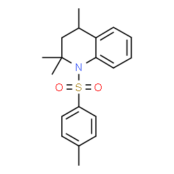 ChemSpider 2D Image | 2,2,4-Trimethyl-1-(toluene-4-sulfonyl)-1,2,3,4-tetrahydro-quinoline | C19H23NO2S