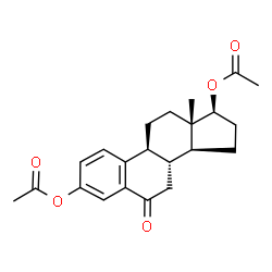 ChemSpider 2D Image | 6-OXOESTRADIOL DIACETATE | C22H26O5