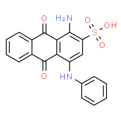 ChemSpider 2D Image | ACID BLUE 25 FREE ACID | C20H14N2O5S