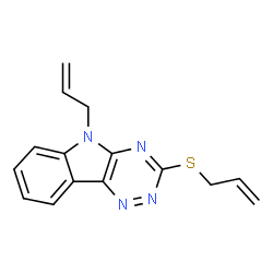ChemSpider 2D Image | 9-Allyl-2-allylsulfanyl-9H-1,3,4,9-tetraaza-fluorene | C15H14N4S