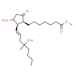 ChemSpider 2D Image | 8-iso Misoprostol | C22H38O5