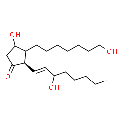 ChemSpider 2D Image | Prostaglandin D1 Alcohol | C20H36O4