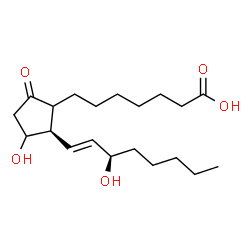 ChemSpider 2D Image | 15(R)-Prostaglandin E1 | C20H34O5