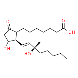 ChemSpider 2D Image | 15(S)-15-methyl Prostaglandin E1 | C21H36O5