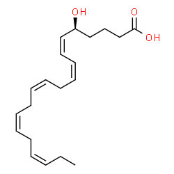 ChemSpider 2D Image | 5(S)-HEPE | C20H30O3