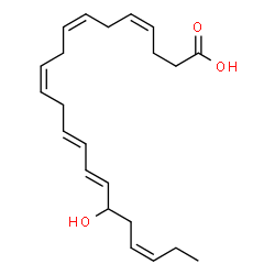 ChemSpider 2D Image | (Â±)17-HDHA | C22H32O3