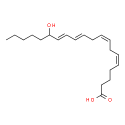 ChemSpider 2D Image | (5Z,8Z,11E,13E)-15-Hydroxy-5,8,11,13-icosatetraenoic acid | C20H32O3