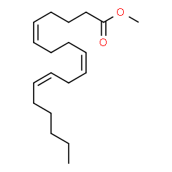 ChemSpider 2D Image | Pinolenic Acid methyl ester | C19H32O2