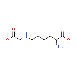 ChemSpider 2D Image | N6-(carboxymethyl)-D-lysine | C8H16N2O4