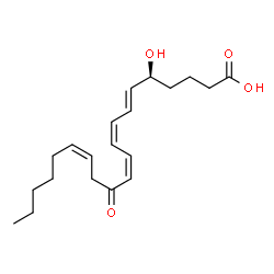 ChemSpider 2D Image | 12-oxo Leukotriene B4 | C20H30O4