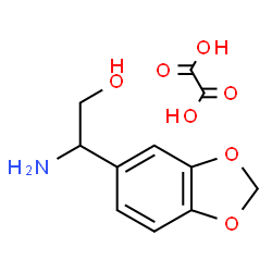 ChemSpider 2D Image | 2-Amino-2-(1,3-benzodioxol-5-yl)ethanol ethanedioate (1:1) | C11H13NO7