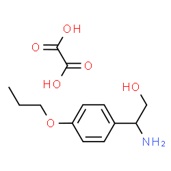 ChemSpider 2D Image | 2-Amino-2-(4-propoxyphenyl)ethanol ethanedioate (1:1) | C13H19NO6