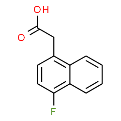 ChemSpider 2D Image | (4-Fluoro-1-naphthyl)acetic acid | C12H9FO2