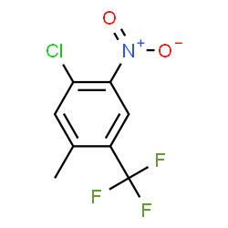 ChemSpider 2D Image | 1-Chloro-5-methyl-2-nitro-4-(trifluoromethyl)benzene | C8H5ClF3NO2