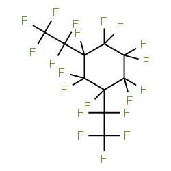ChemSpider 2D Image | 1,1,2,2,3,3,4,5,5,6-Decafluoro-4,6-bis(pentafluoroethyl)cyclohexane | C10F20