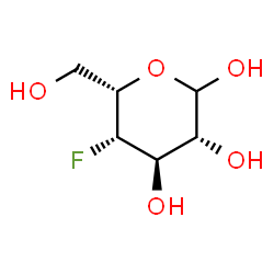 ChemSpider 2D Image | 4-Deoxy-4-fluoro-L-idopyranose | C6H11FO5
