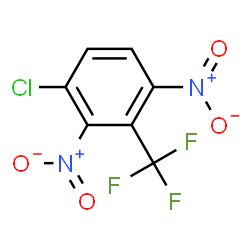 ChemSpider 2D Image | 1-Chloro-2,4-dinitro-3-(trifluoromethyl)benzene | C7H2ClF3N2O4