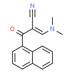 ChemSpider 2D Image | (2E)-3-(Dimethylamino)-2-(1-naphthoyl)acrylonitrile | C16H14N2O