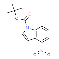 ChemSpider 2D Image | 1-Boc-4-Nitroindole | C13H14N2O4