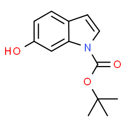 ChemSpider 2D Image | N-Boc-6-Hydroxyindole | C13H15NO3