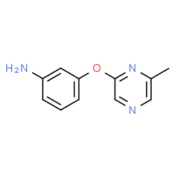 ChemSpider 2D Image | 3-((6-Methylpyrazin-2-yl)oxy)aniline | C11H11N3O