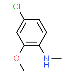 ChemSpider 2D Image | 4-Chloro-2-methoxy-N-methylaniline | C8H10ClNO