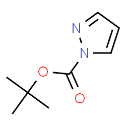 ChemSpider 2D Image | 1-Boc-pyrazole | C8H12N2O2