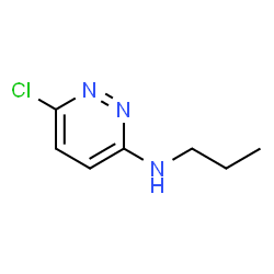 ChemSpider 2D Image | 3-Chloro-6-propylaminopyridazine | C7H10ClN3