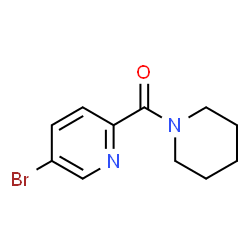 ChemSpider 2D Image | (5-bromopicolinoyl)piperidine | C11H13BrN2O