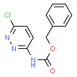 ChemSpider 2D Image | Benzyl (6-chloro-3-pyridazinyl)carbamate | C12H10ClN3O2