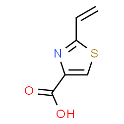 ChemSpider 2D Image | 2-Vinyl-1,3-thiazole-4-carboxylic acid | C6H5NO2S