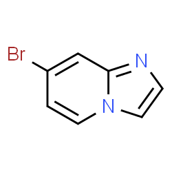 ChemSpider 2D Image | 7-bromoimidazo[1,2-a]pyridine | C7H5BrN2