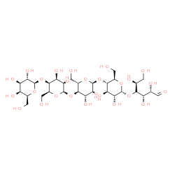 ChemSpider 2D Image | beta-L-Galactopyranosyl-(1->4)-beta-L-galactopyranosyl-(1->4)-alpha-L-glucopyranosyl-(1->4)-alpha-D-glucopyranosyl-(1->4)-L-galactose | C30H52O26