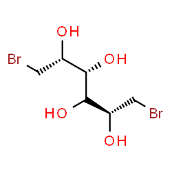 ChemSpider 2D Image | 1,6-Dibromo-1,6-dideoxy-L-arabino-hexitol | C6H12Br2O4