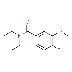 ChemSpider 2D Image | 4-Bromo-N,N-diethyl-3-methoxybenzamide | C12H16BrNO2