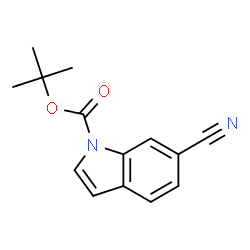 ChemSpider 2D Image | 1-Boc-6-Cyanoindole | C14H14N2O2