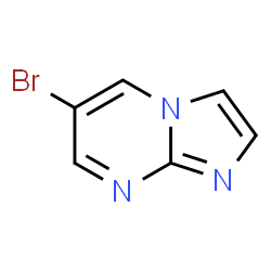 ChemSpider 2D Image | 6-Bromoimidazo[1,2-a]pyrimidine | C6H4BrN3