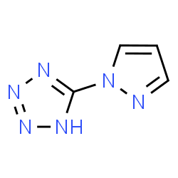ChemSpider 2D Image | 5-(1H-Pyrazol-1-yl)-1H-tetrazole | C4H4N6