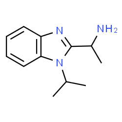 ChemSpider 2D Image | 1-(1-Isopropyl-1H-benzimidazol-2-yl)ethanamine | C12H17N3
