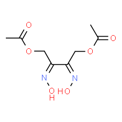 ChemSpider 2D Image | (2E,3E)-2,3-Bis(hydroxyimino)-1,4-butanediyl diacetate | C8H12N2O6