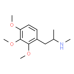 ChemSpider 2D Image | N-Methyl-1-(2,3,4-trimethoxyphenyl)-2-propanamine | C13H21NO3