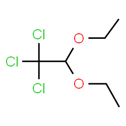 ChemSpider 2D Image | 1,1,1-Trichloro-2,2-diethoxyethane | C6H11Cl3O2