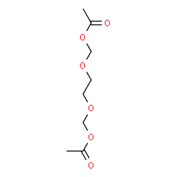 ChemSpider 2D Image | 1,2-Ethanediylbis(oxymethylene) diacetate | C8H14O6