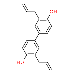 ChemSpider 2D Image | 2,2'-Diallyl-4,4'-biphenol | C18H18O2