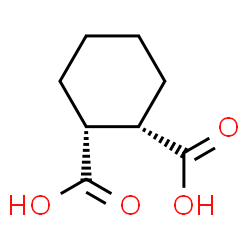 ChemSpider 2D Image | cis-Cyclohexane-1,2-dicarboxylic acid | C8H12O4