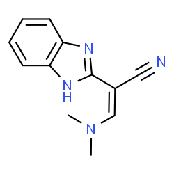 ChemSpider 2D Image | (2Z)-2-(1H-Benzimidazol-2-yl)-3-(dimethylamino)acrylonitrile | C12H12N4