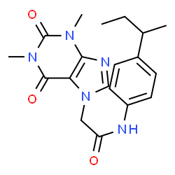ChemSpider 2D Image | TCS 5861528 | C19H23N5O3
